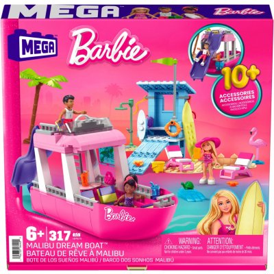 MEGA BLOKS Mega Construx Barbie Set Malibu Loď snů – Zbozi.Blesk.cz