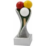 Trofej kulečník 3D 14,5 19,5 cm 14,5 cm – Sleviste.cz