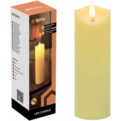 Ruhhy LED svíčka teplá bílá 26720 – Zbozi.Blesk.cz