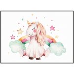 Jen tak z lásky Plakát Jednorožec s duhou Rozměr plakátu: 30 x 40 cm – Hledejceny.cz