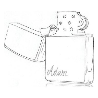 Zippo Gravírování jedna strana – Zboží Dáma