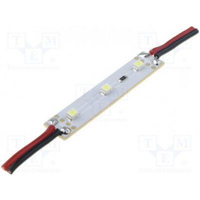 OPTOFLASH OF-LED3PLCC2-WW2 LED; bílá teple; 0,24W; 16lm; 12VDC; 120°; Poč.diod: 3; 50x10mm