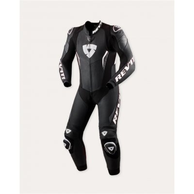 jednodílná kombinéza Revit ARGON 3 černá/bílá | Zboží Auto