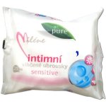 Miléne Pure sensitive intimní vlhčené ubrousky, 25 ks – Hledejceny.cz