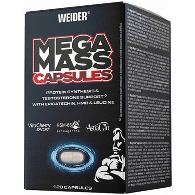 WEIDER Mega Mass Capsules 120 kapslí – Zboží Mobilmania