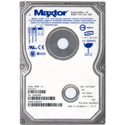 Maxtor 60GB PATA IDE/ATA 3,5", 4R060J0