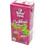 Naturfarm Šťáva z červené řepy 100% 1 l – Zboží Dáma