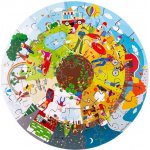 Bigjigs Toys Kulaté podlahové puzzle Čtyří roční období 50 dílků – Zboží Dáma