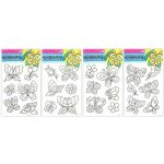 Anděl předloha k barvám na sklo 1556 vyvýšená kontura 47 – Zboží Dáma