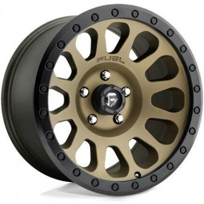 Fuel D600 Vector 9x17 6x139,7 ET-12 matte bronze black bead ring | Zboží Auto