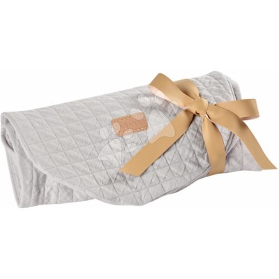 Beaba Povlečení na kojící polštář Big Flopsy Fitted Sheet Fleur de Coton Pearl Grey šedé