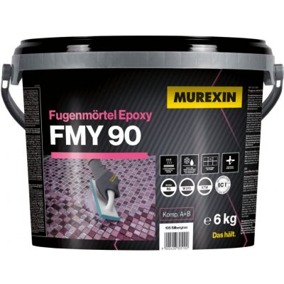MUREXIN Spárovací malta Epoxy FMY 90 manhattan 6kg – Zboží Mobilmania