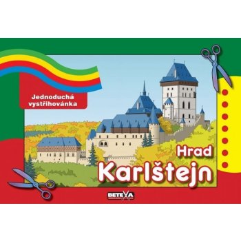 Hrad Karlštejn Jednoduchá vystřihovánka