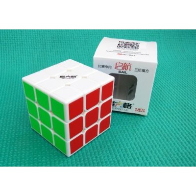 Rubikova kostka 3 x 3 x 3 QiYi Qihang bílá 68 mm