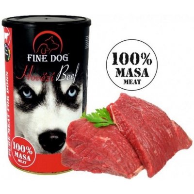 Fine Dog 100% Kachní 1200 g