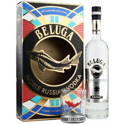 Beluga Noble Rocks 40% 0,7 l (dárkové balení 1 sklenice) – Zbozi.Blesk.cz