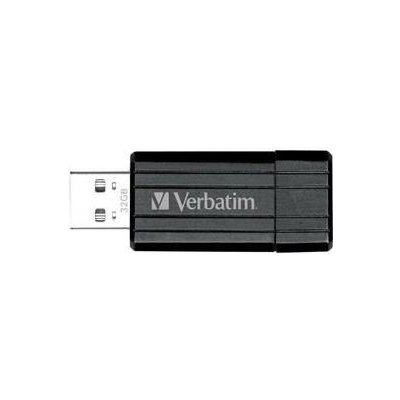 VERBATIM Flash Disk 64GB Store 'n' Go PinStripe USB 2.0, černá - 49065