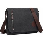 Plátěná crossbody taška Kono černá – Zboží Mobilmania