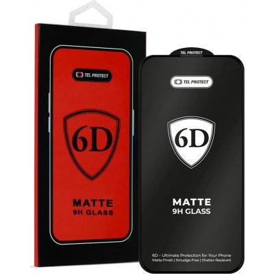 Tel Protect tvrzené sklo Full Glue 6D Matt pro iPhone 17 Pro černé 170549 – Zboží Živě