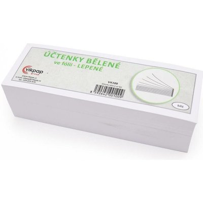 Vikpap VK100 - účtenka lepená ve fólii, bílá, 15 × 5 × 4,5 cm, 500 listů – Sleviste.cz