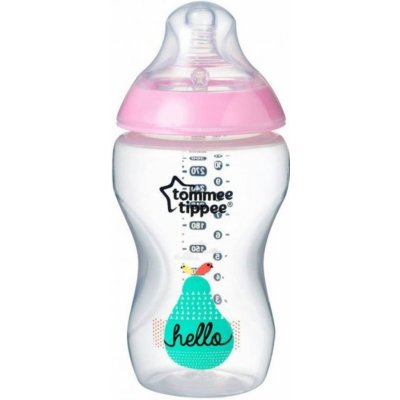 Tommee Tippee kojenecká láhev C2N sv. růžová 340ml – Sleviste.cz