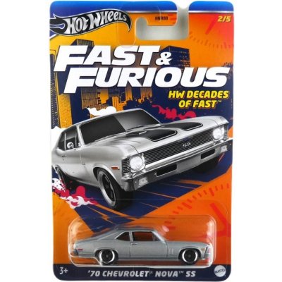 Hot Wheels Fast and Furious Decades Of Fast 70 Chevrolet Nova SS