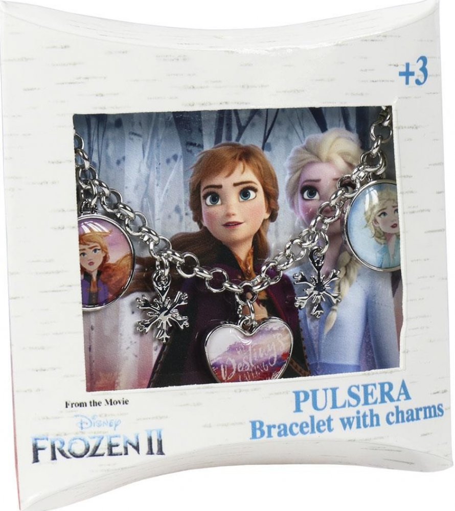 Ledové království Anna a Elza Frozen náhrdelník fialová | Srovnanicen.cz