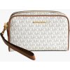 Michael Kors jet set item medium travel pouch wristlet vanilla