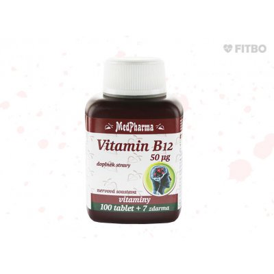 MedPharma Vitamín B12 50 mg 107 tablet