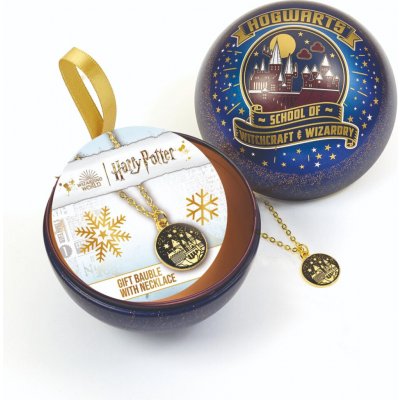 Carat Shop Vánoční koule Harry Potter s náhrdelníkem Bradavic – Hledejceny.cz