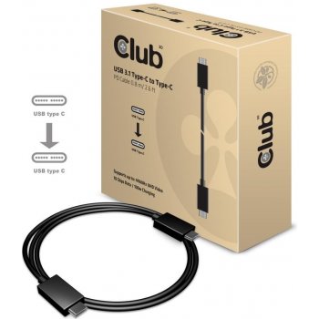 Club3D CAC-1522 USB 3.1 TYPE C na USB 3.1 TYPE C, 0,8m