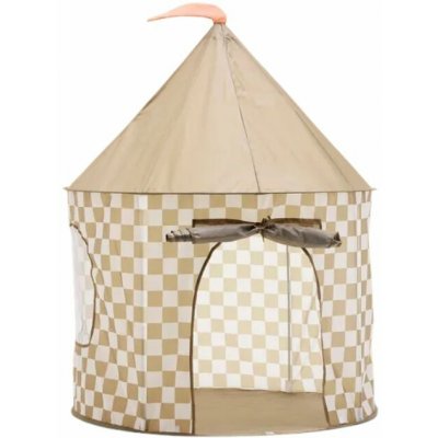 Kid's Concept Hrací stan kostkovaný khaki – Zbozi.Blesk.cz