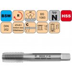 NÁSTROJE CZ Závitník sadový BSW 1-1/2"-6 III střední HSS DIN 352 - CZZ0207-BSW-1-1/2"-6-III – Hledejceny.cz