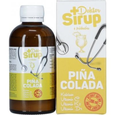 Doktor Sirup kalciový Piňa Colada 200 ml – Zbozi.Blesk.cz