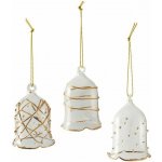 VILLEROY & BOCH Winter Collage Accessoires Skleněné zvonky sada 3 ks Villeroy & Boch – Hledejceny.cz