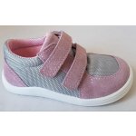 Baby Bare shoes febo sneakers Grey Pink – Sleviste.cz