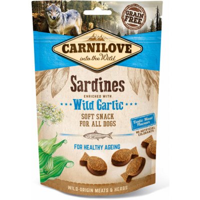 Carnilove Soft Snack Sardines & Wild garlic 200 g – Sleviste.cz
