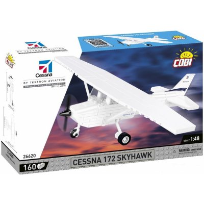 Cobi 26620 Cessna 172 Skyhawk bílá, 1:48 – Zbozi.Blesk.cz