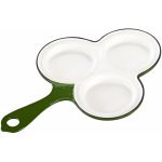 Český smalt GOURMETINA Litinový smaltovaný Lívanečník Listově zelená 36 x 24 cm – Hledejceny.cz
