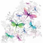 Ppd GmbH Ubrousek 33x33cm Vážky v roji – Zboží Dáma