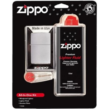 Zippo benzínový Dárková sada All in One Kit 30035