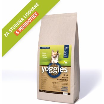 Yoggies hypoalergenní minigranule lisované za studena s probiotiky Kozí maso & zelenina 2 kg