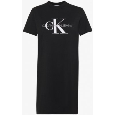 Calvin Klein Jeans Monogram tričkové šaty – Zbozi.Blesk.cz