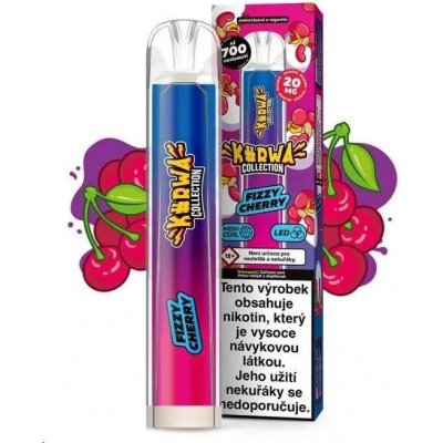 Kurwa Collection Fizzy Cherry 20 mg 700 potáhnutí – Zboží Dáma