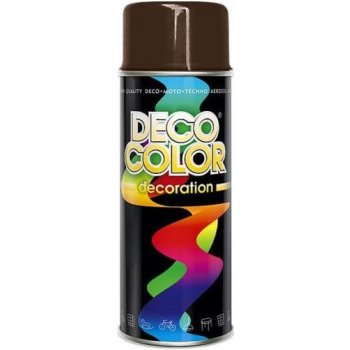 DecoColor 400 ml Barva ve spreji DECO lesklá RAL 9005 černá