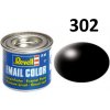 Modelářské nářadí Revell emailová 32302: hedvábná černá black silk
