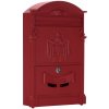 Poštovní schránka Rottner Ashford poštovní schránka červená