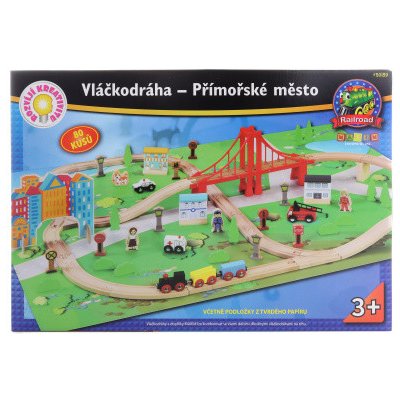 Maxim Vláčkodráha Přímořské město -80ks – Zboží Dáma