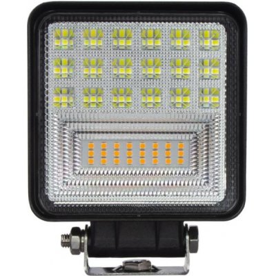 LED světlo hranaté bílé/oranžové, 42x3W, ECE R10 – Hledejceny.cz
