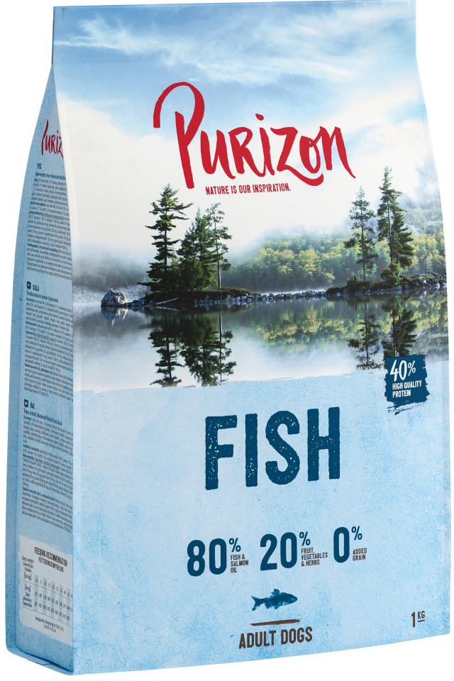 Purizon Adult 80:20:0 s rybami bez obilovin 1 kg